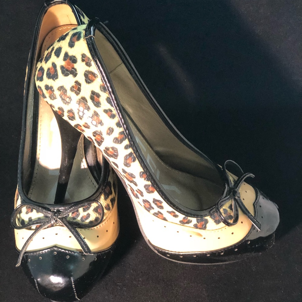 Leopard Heels